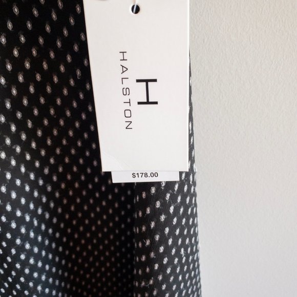 H by Halston Polka Dot Flutter Sleeve Dress - Picture 5 of 13